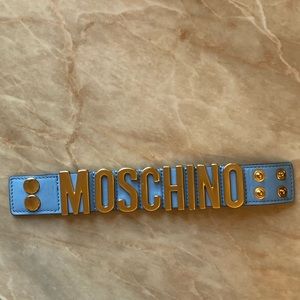 Moschino logo lettering Bracelet (authentic)